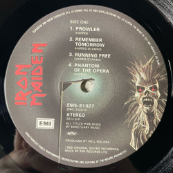 Винтажная виниловая пластинка LP Iron Maiden (Japan 1980) (No Obi)