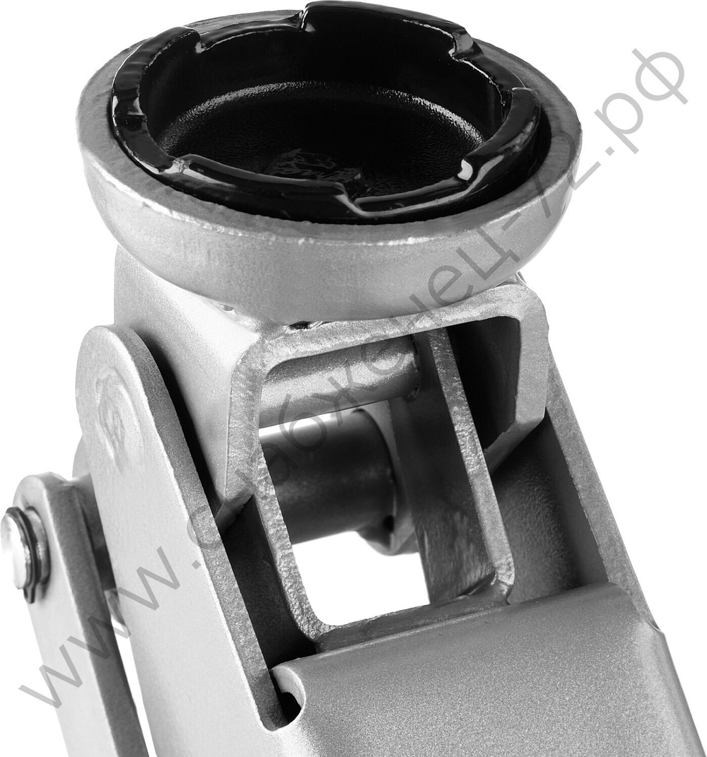 ЗУБР Т-70, 3 т, 130 - 410 мм, подкатной домкрат с поворотной ручкой, Профессионал (43052-3)