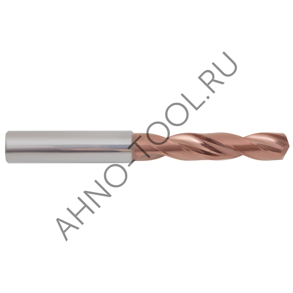 Сверло 10.4мм  твердосплавное 3D без подвода СОЖ. SP-X800031040 VHM AHNO по стали, чугуну, нерж. и ж