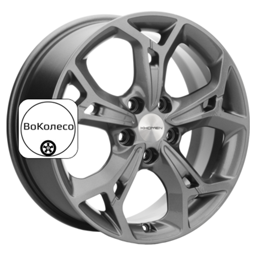 7x17/5x114,3 ET37 D66,5 KHW1702 (Jolion) Gray Khomen Wheels