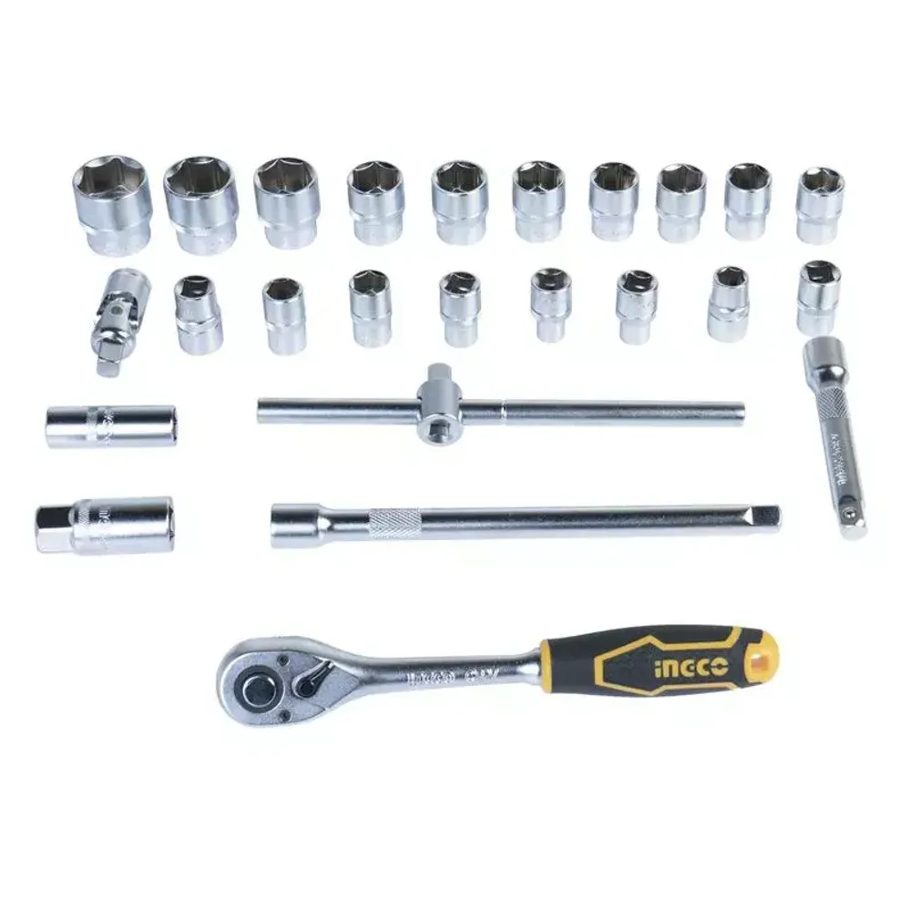Набор торцевых головок с трещоткой 1/2" INGCO HKTS12251 INDUSTRIA