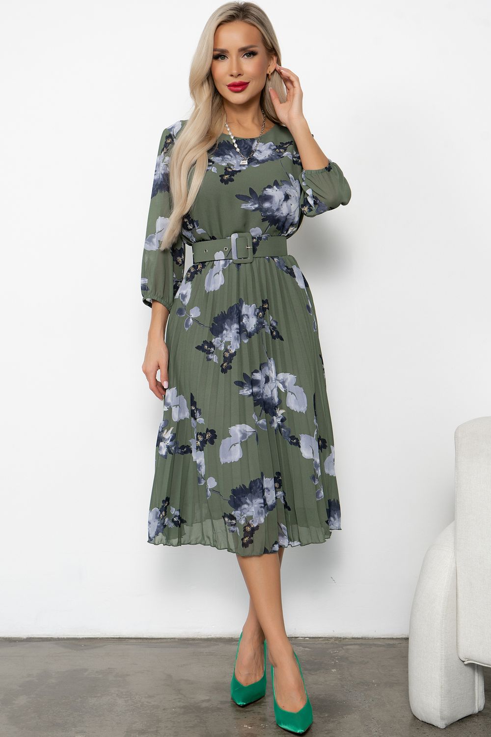 Платье  Каролина (фисташковый) Р11-1217/3 Nikol (Акция)