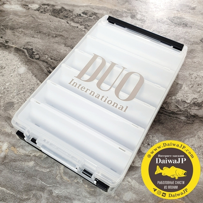 Коробка DUO REVERSIBLE LURE CASE 120 White/Silver Logo