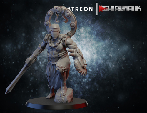 Drukhari Wracks Разрушитель Друкхари №3 миниатюра для dnd, днд, pathfinder, фентези, Настольная игра, НРИ, Варгейм, РПГ