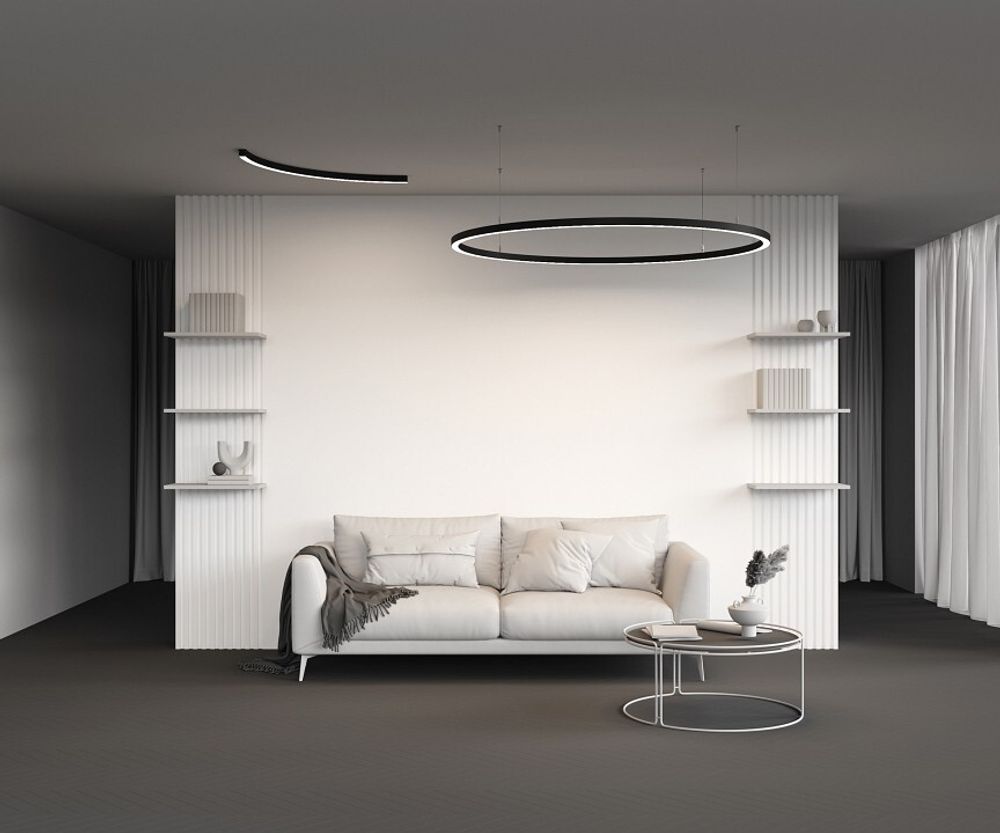 Профиль накладной Maytoni Led strip ALM-3535R-B-D-90°-1.5M