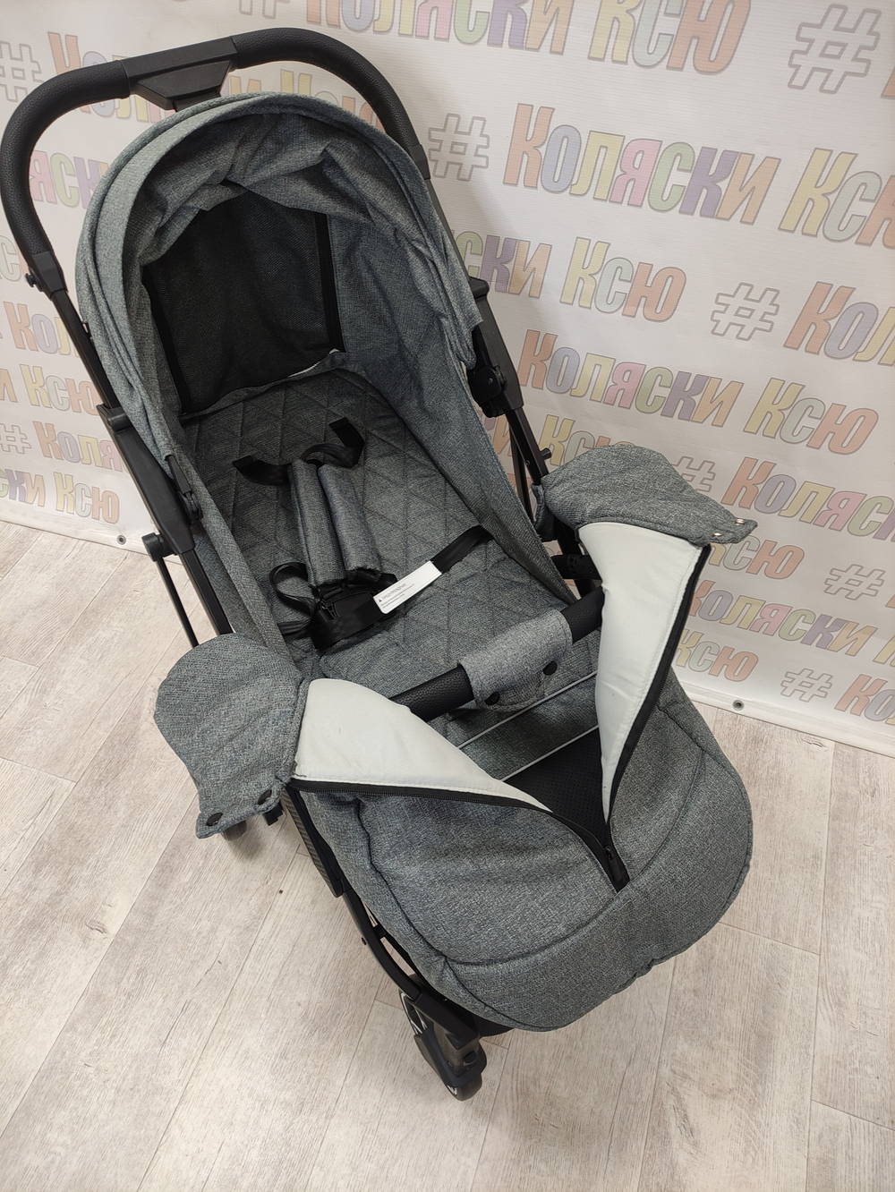 Коляска прогулочная MowBaby Smart 2023 Grey