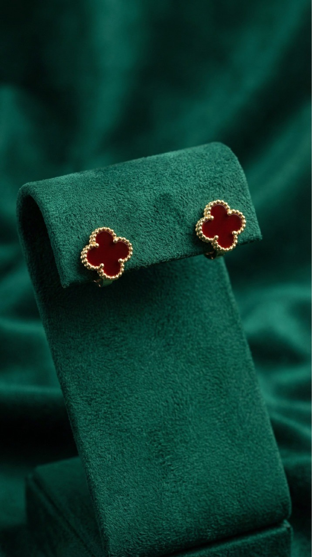 Серьги клевер