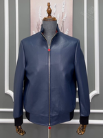 Кожаная куртка Kiton