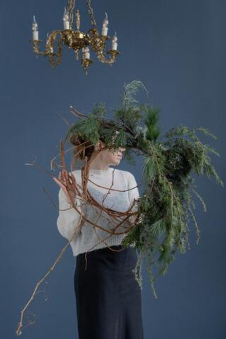 Венок Green wooden