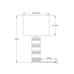 Настольная лампа Arte Lamp MAIA A5057LT-1AB