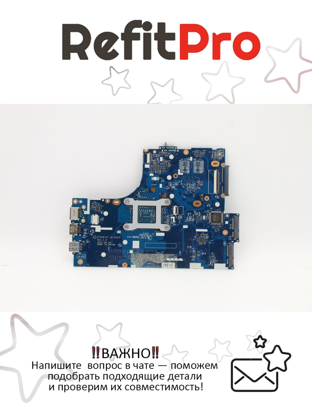 Материнская плата для ноутбука Lenovo M30-70 W8P UMA I5-4210 (5B20G18969), оригинал