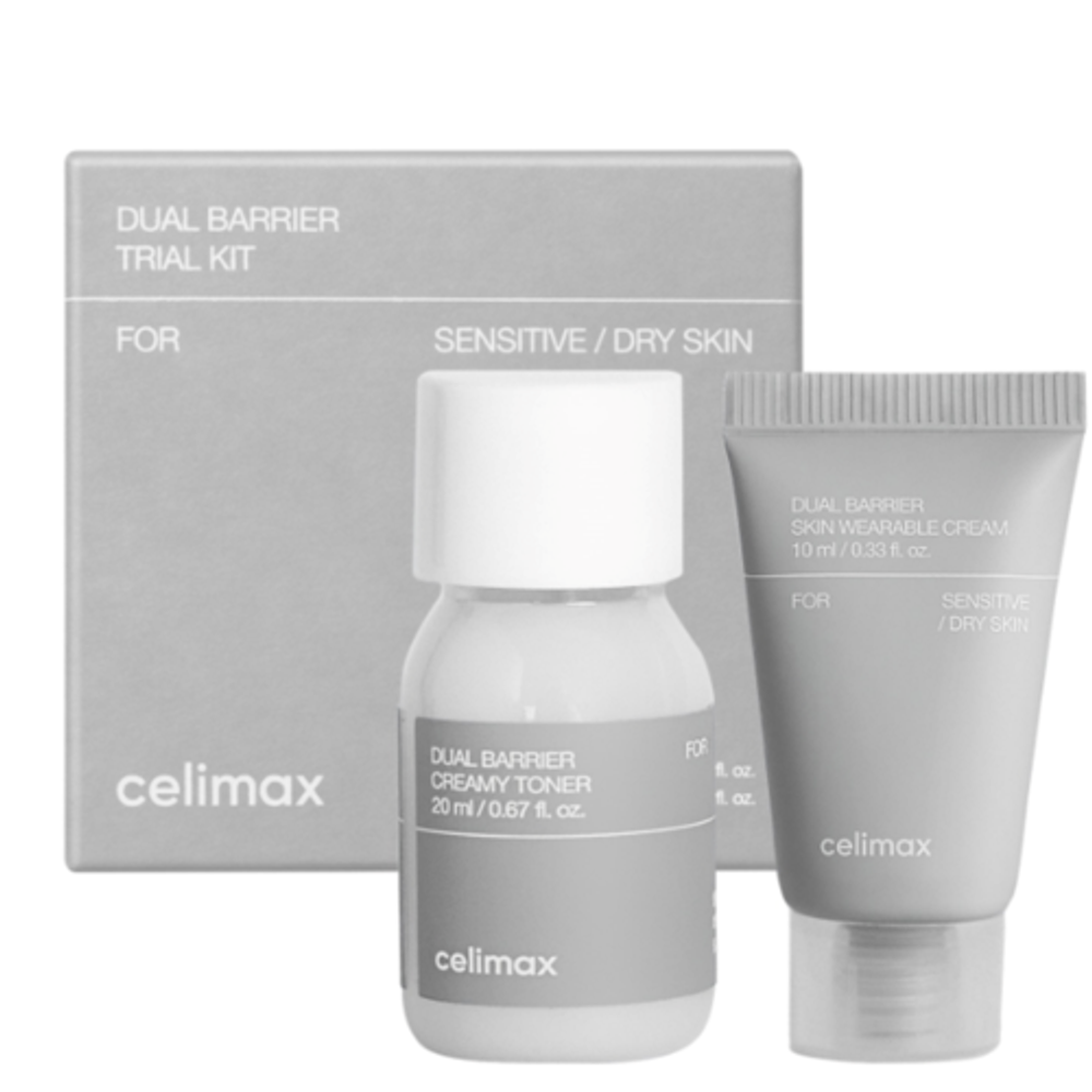 Celimax Набор увлажняющих средств для лица - Dual Barrier Trial Kit, 1шт