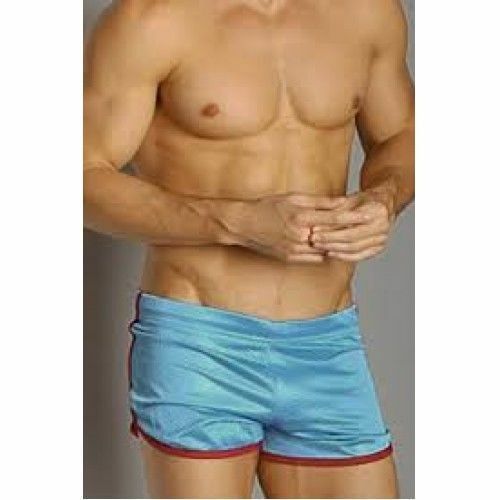 Мужские спортивные шорты Andrew Christian Retro Sports Mesh Gym Shorts Blue