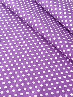 Ткань бязь плательная, рис. " Горох 6 мм", ширина 150 см, арт. 035