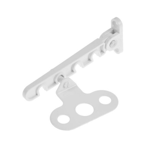 Ограничитель откр. ПВХ (гребенка), Белый  4-х поз.