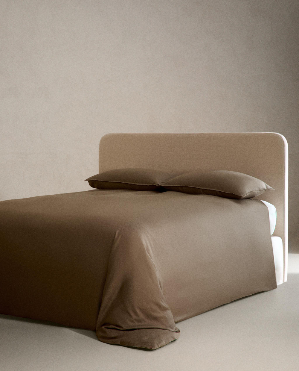 Пододеяльник Zara Home сатин, хлопок 100%, однотонный, 6173/088