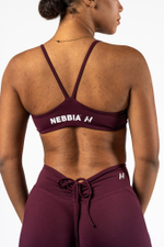 Топ Medium-Support Sports Bra TWIST-KNOT 423 Бородовый
