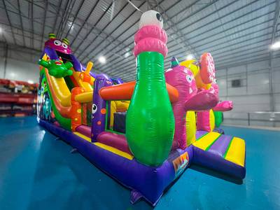 Коммерческий надувной батут «Звёздное приключение» 12*6*9 м