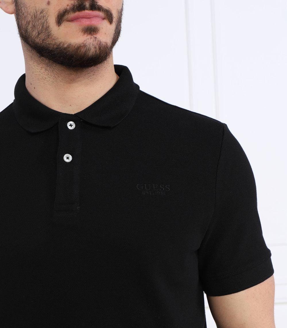 поло oz GUESS - черный(M3GP55 KBL91)