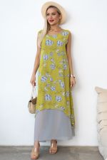 Платье Велла (лайм) Р11-1171/6 Nikol