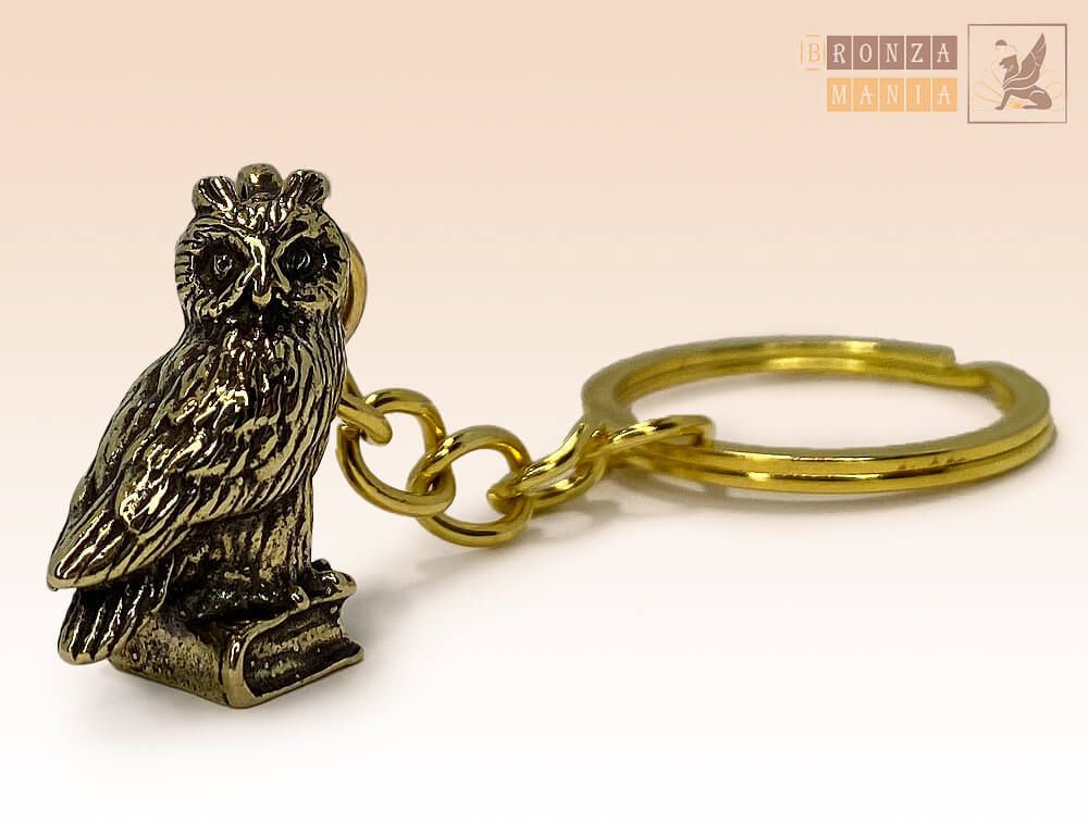 брелок Сова с книгой