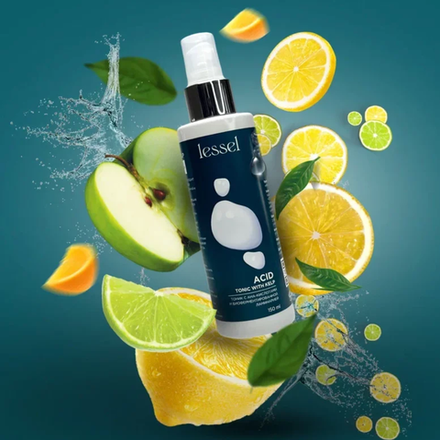 LESSEL ACID TONIC WITH KELP (ТОНИК С АНА-КИСЛОТАМИ И БИОФЕРМЕНТИРОВАННОЙ ЛАМИНАРИЕЙ), 150мл.