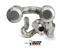 R.DU.0005.SM3C MIVV COMPLETE EVO MK3 TITANIUM-CARBON EXHAUST SYSTEM (P V4)