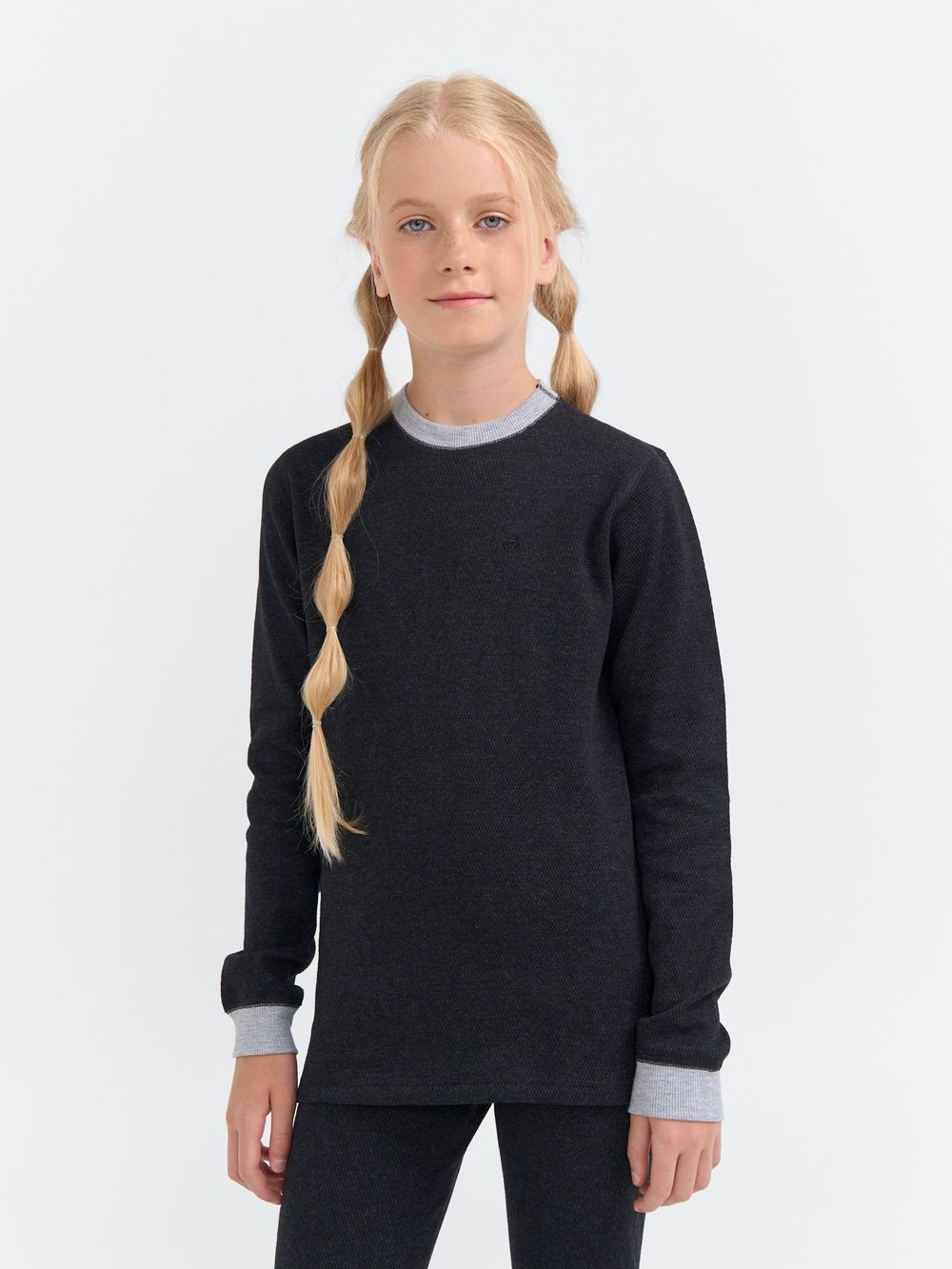 Комплект термобелья "Черный меланж" 7+