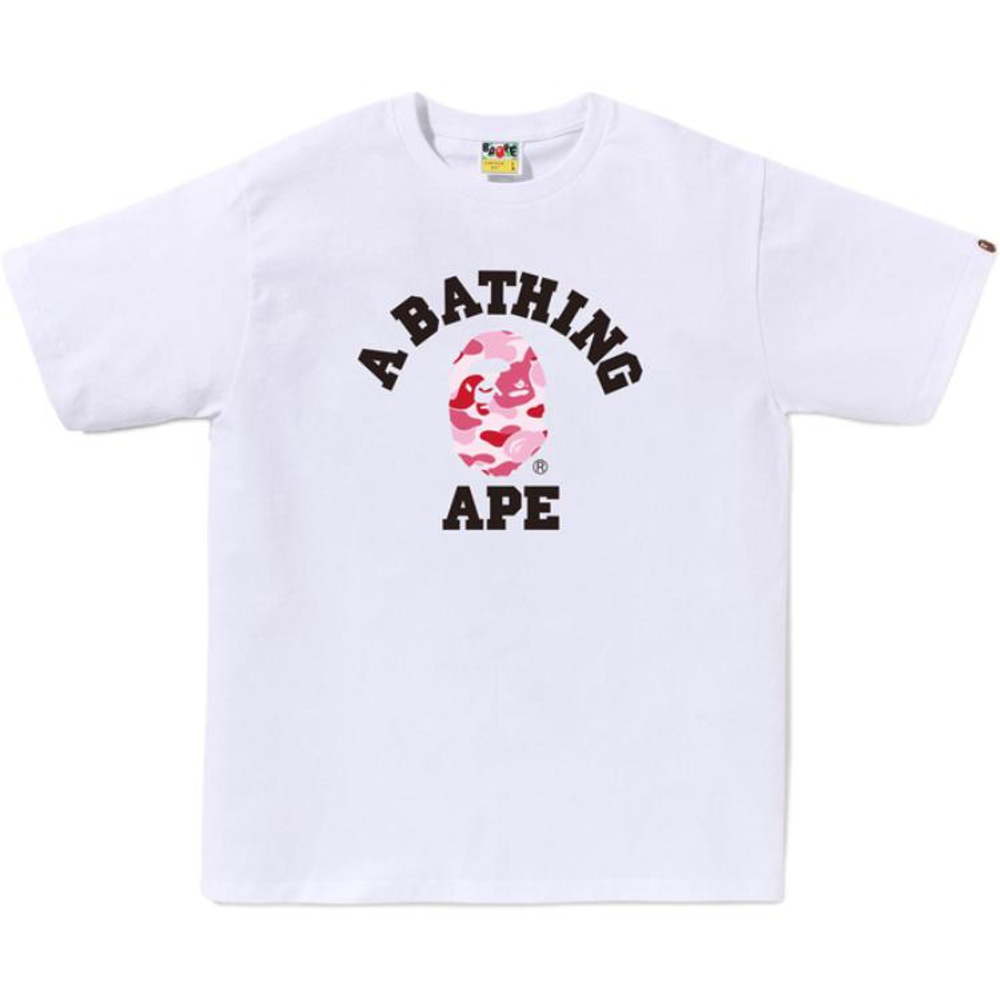 A Bathing Ape Bathing Ape Ss26 Футболка белый розовый