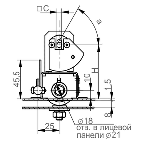 Приводной механизм МП-63-20/25-73П65-10/2