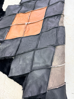 Покрывало меховое ковер из шкуры овчины