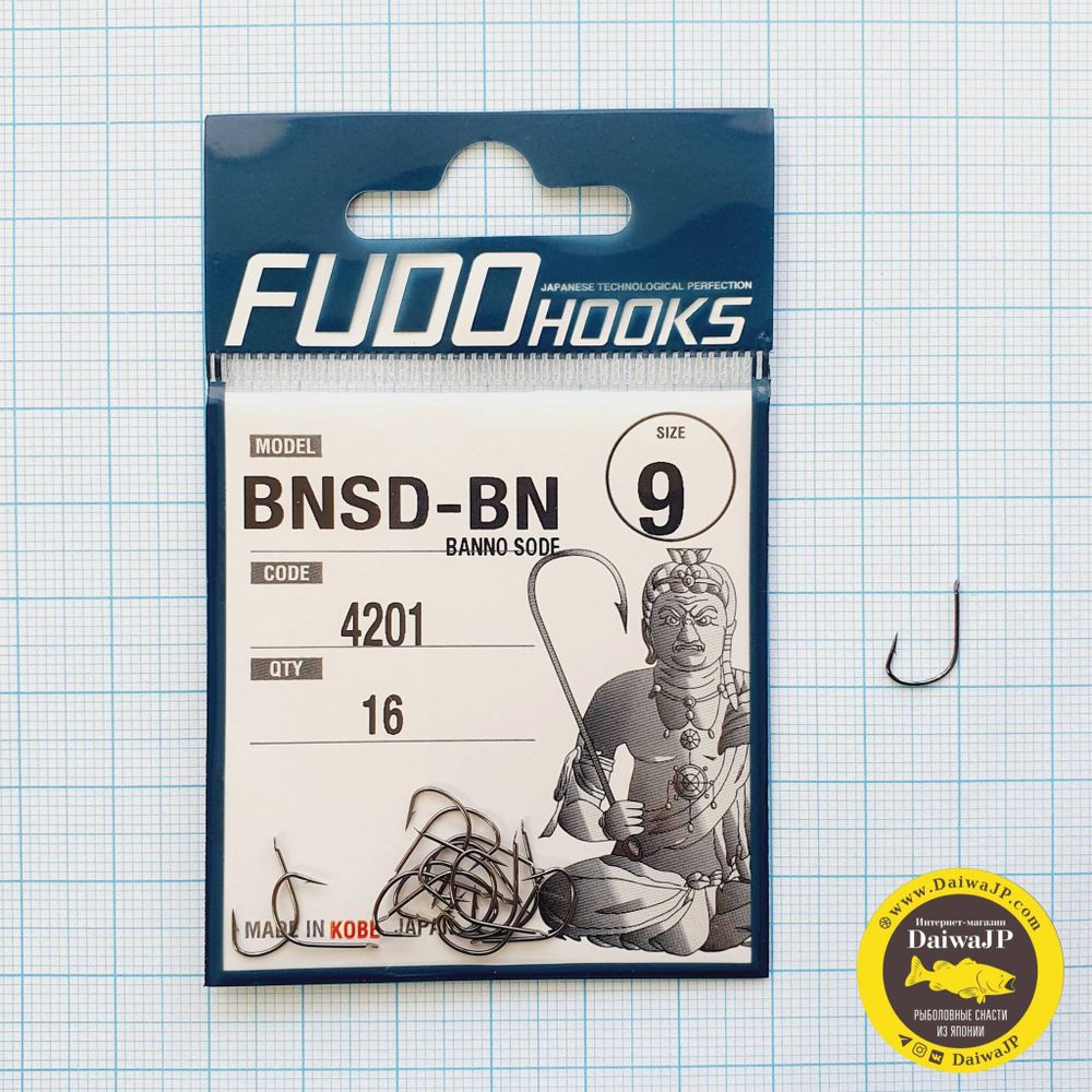 Крючки FUDO BNSD #9 BN