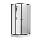 Душевая кабина Loranto NEO CS-21800 90х90 прозрачное стекло/профиль черный матовый