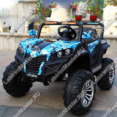 Детский электромобиль "Buggy - MalinaBay YT-3588" синий