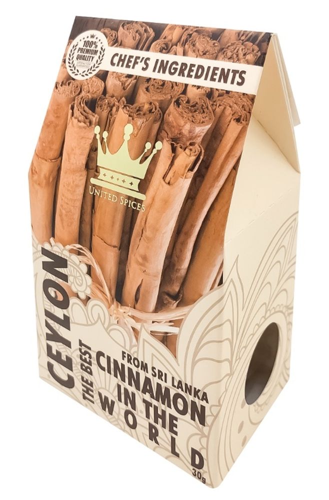United Spices Пряность Корица цейлонская, 30 г
