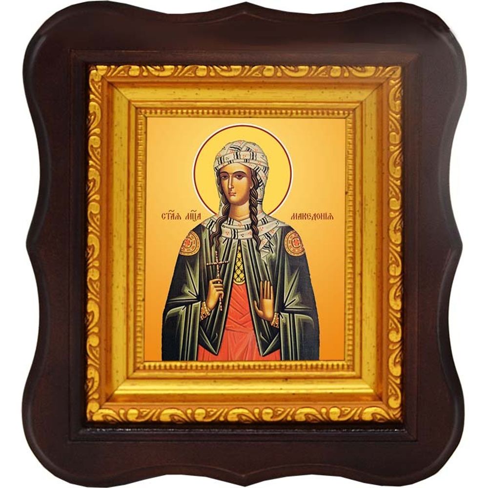 Македония Смирнская мученица. Икона на холсте.