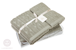 Полотенце 50x100 Luxberry Imperio оливковое