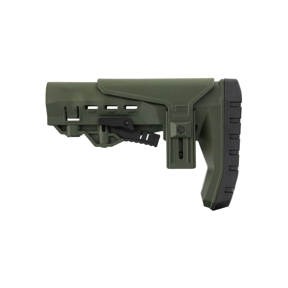 Телескопический приклад с подщечником Atom CP (цветной), K.Arma