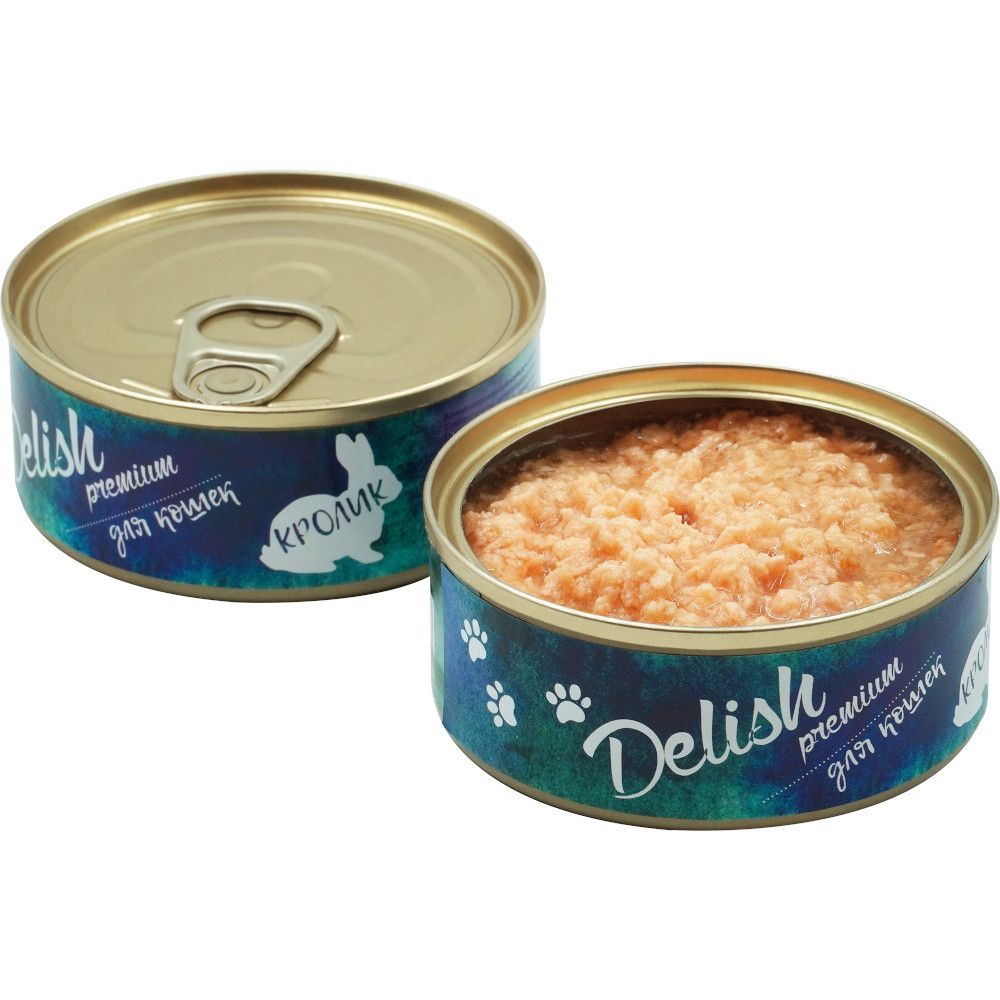 Консервы DELISH Premium для щенков, мясное ассорти - 12 х 100 гр (набор)