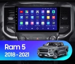 Магнитола для Dodge RAM 5 2018-2023+ - Carmedia SF-9265 IPS, Android 10, 8 ядер (TS18), 4G SIM-слот