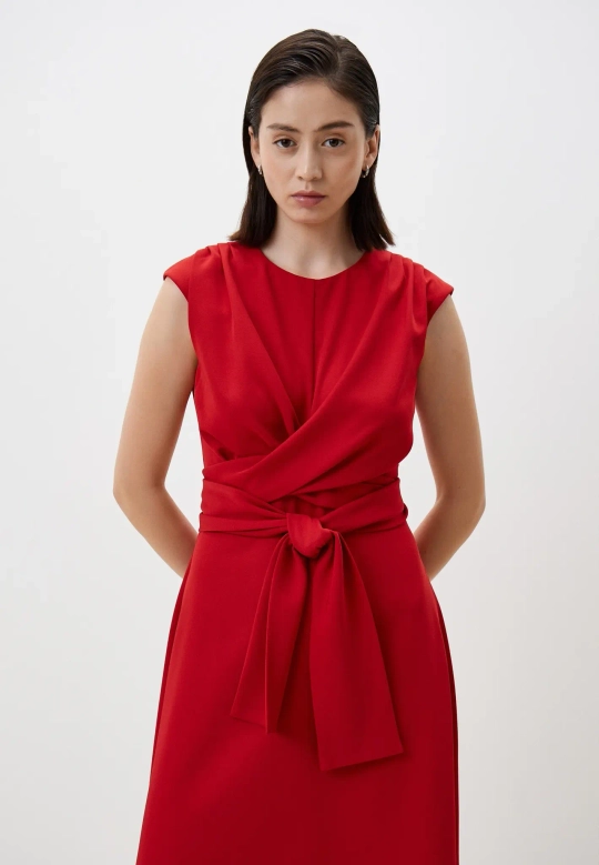 Платье с двойным запахом Butterfly, цвет Красный