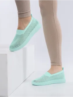 Мокасины летние текстильные