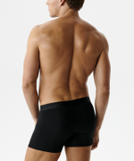 Мужские трусы шорты Atlantic, 1 шт. в уп., микромодал, черные, MH-1204