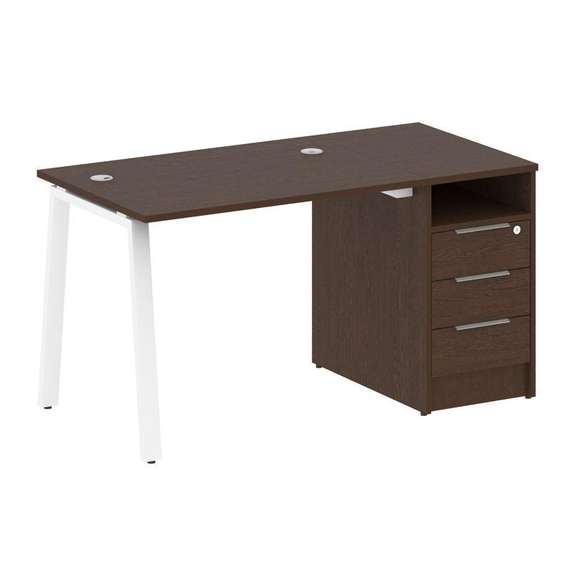 Метал Систем Рабочая станция с тумбой на А-образном м/к БА.РС-СТП-1.1