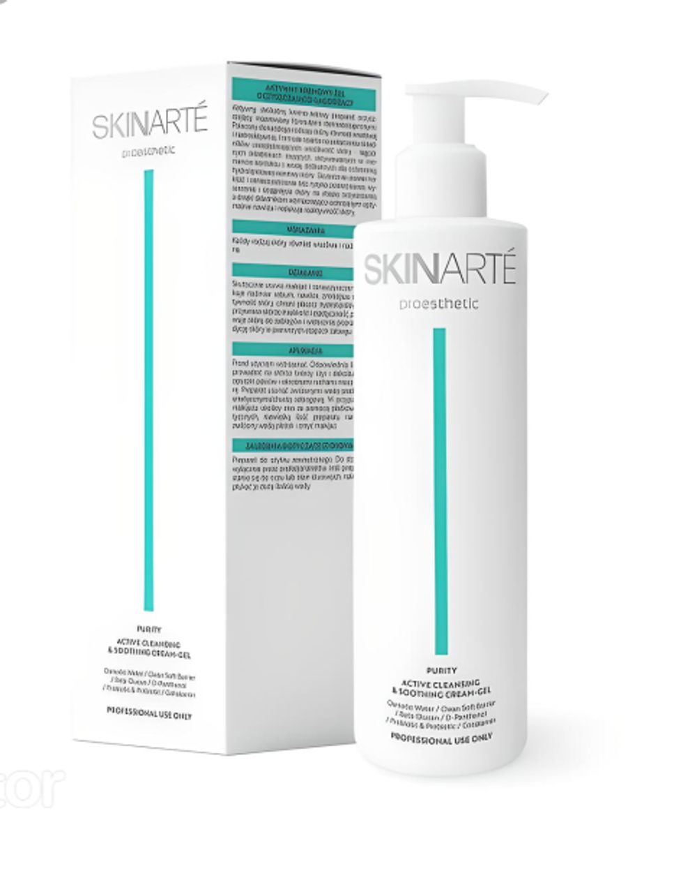 SKINARTÉ PURITY ОЧИЩАЮЩИЙ УСПОКАИВАЮЩИЙ ГЕЛЬ 400мл.