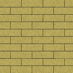 Тротуарная плитка ПРЯМОУГОЛЬНИК 300х100 мм - Гранит Желтый