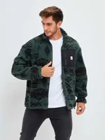 Толстовка Kefirmaykifer Флисовая Zip зеленая