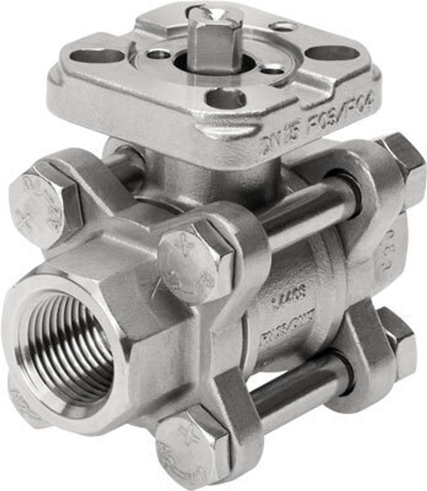 VZBA-11/2&quot;-GG-63-T-22-F0507-V4V4T Шаровой кран