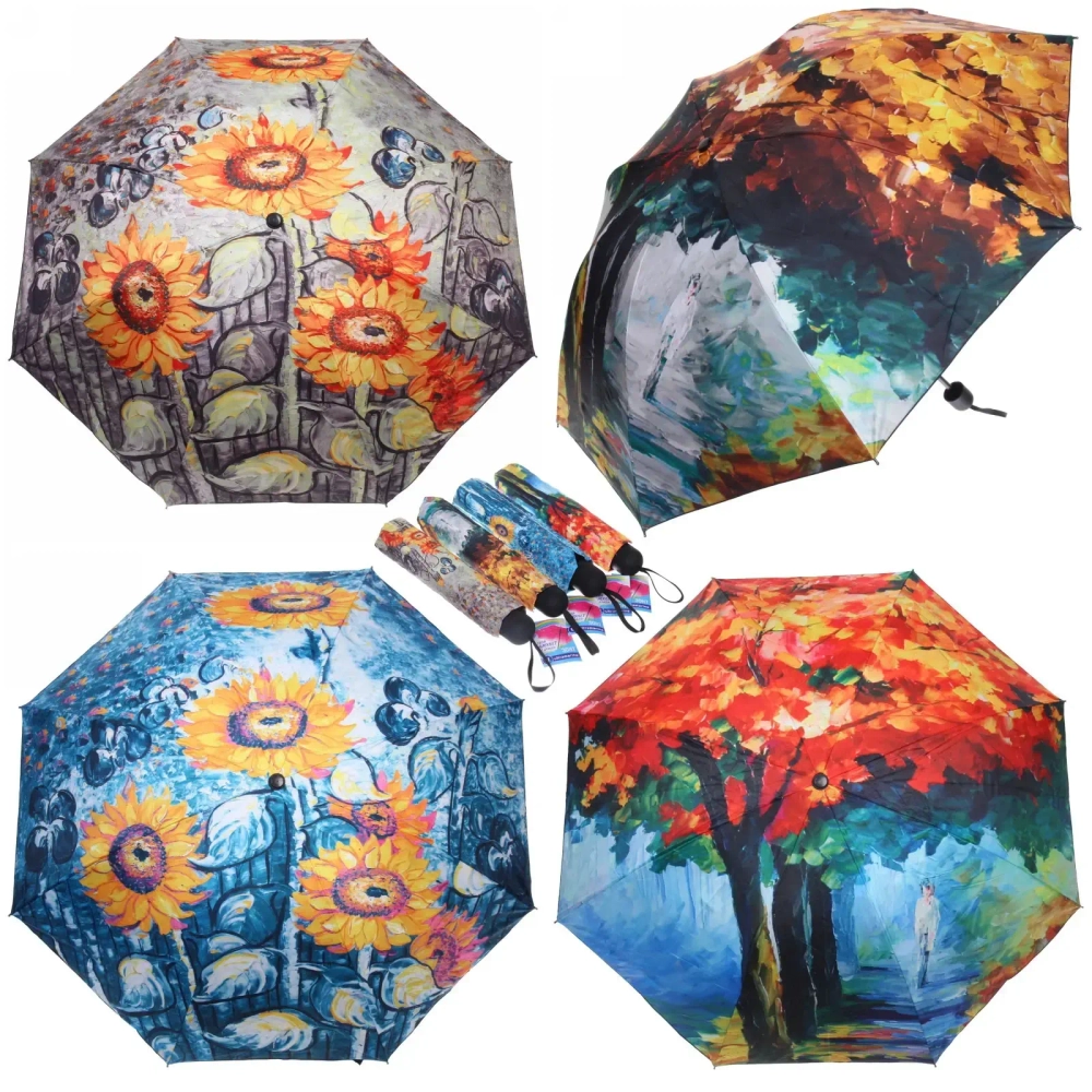 Зонт механический ветроустойчивый, матовая ручка «BESTzontik - muskat», цвет как на фото, длина 25см, d-110см