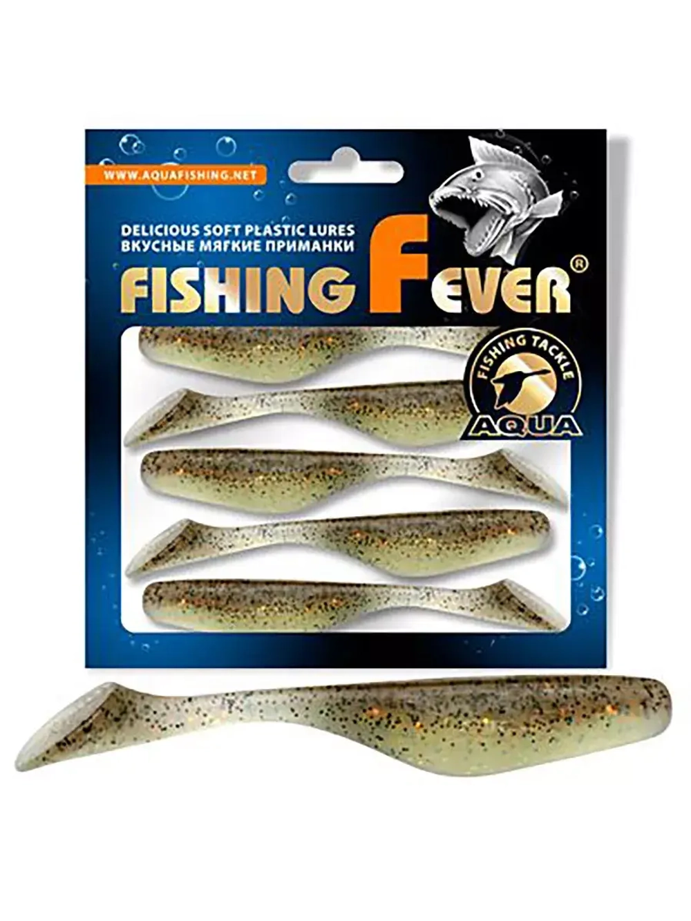 Мягкая приманка риппер FishingFever 8,0cm,5,8g,2 уп. по 5 шт